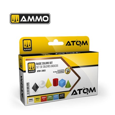 Ammo of MIG ATOM Basic Colors Set