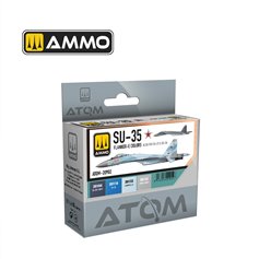 Ammo of MIG Zestaw farb ATOM - SU-35 FLANKER-E COLORS SET