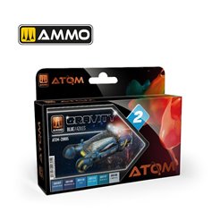 Ammo of MIG Zestaw farb ATOM - GRAVITY SET 2 - BLUE