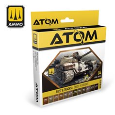 Ammo of MIG Zestaw farb ATOM - RUST AND TRACKS SET