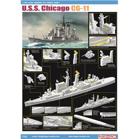 Dragon CYBER HOBBY 1:72 USS Chicago CG-11