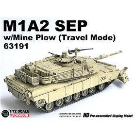 Dragon Armor 63191 M1A2 SEP w/ Mine Plow (Travel Mode)