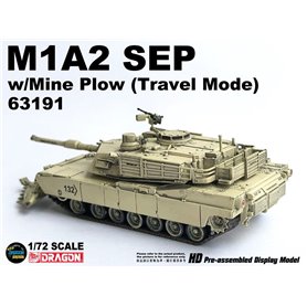 Dragon Armor 63191 M1A2 SEP w/ Mine Plow (Travel Mode)