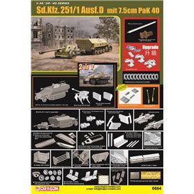 Dragon 6664 Sd.Kfz. 251/1 Ausf. D mit 7,5 cm PaK 40