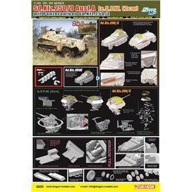 Dragon 6859 Sd.Kfz. 250/9 Ausf. A le.S.P.W. (2 cm) mit Panzer Aufbau 250/Z Smart Kit 1/35