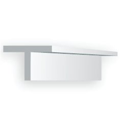 Evergreen 767 Polystyrene "T" Shapes 5,0 mm (35 cm) (3 pcs)