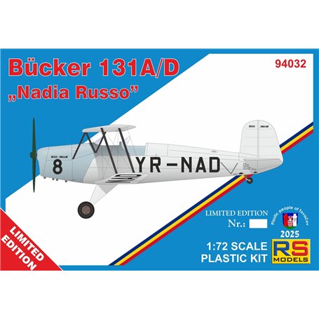 RS Models 1:72 Bucker Bu-131D - NADIA RUSSO