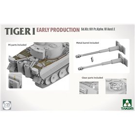 Takom 1:35 Pz.Kpfw.VI Tiger I - EARLY PRODUCTION