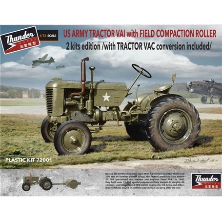 Thunder Model 72001 US Army Tractor VAI with Field Compaction Roller (2 Kits Editions)