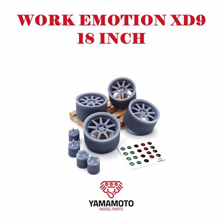 Yamamoto 1:24 Work Emotion XD9 18"