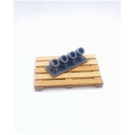 Yamamoto YMPTUN137 Adapters for Rims Aoshima to Tamiya