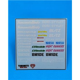 Yamamoto YMPTUN144 JDM Decal Set 1