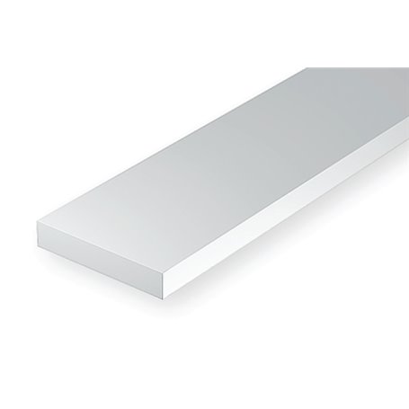Evergreen 1210 "O" Scale Polystyrene Strip 1,0 x 5,3 mm (2 x 10) (35 cm) (8 pcs)
