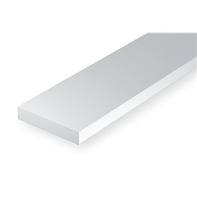 Evergreen 1610 "O" Scale Polystyrene Strip 3,2 x 5,3 mm (6 x 10) (35 cm) (4 pcs)