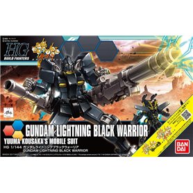 Bandai 61216 HGBF 1/144 GUNDAM LIGHTNING BLACK WARRIOR MK61216