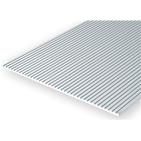 Evergreen 14613 1,5 mm Polystyrene Sheet Large Scale and Novelty Siding 9,50 mm (1 pce)