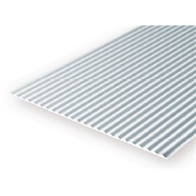 Evergreen 14527 1,0 mm Polystyrene Sheet (30 x 60 cm) Metal Siding 1,50 mm (1 pce)