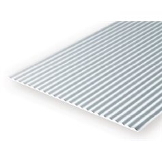 Evergreen 4526 1,00 mm Polystyrene Sheet Metal Siding 1,00 mm (15 x 30 cm)