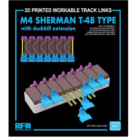 RFM 3031 M4 Sherman T-48 Type w/ Duckbill Extension