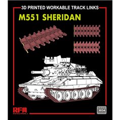 RFM 1:35 Drukowane ruchome gąsienice do M551 Sheridan