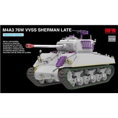 RFM 1:35 M4A3 76W VVSS Sherman - LATE - STANDARD VERSION 