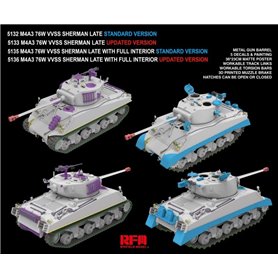 RFM 5132 M4A3 76W VVSS Sherman Late Standard Version