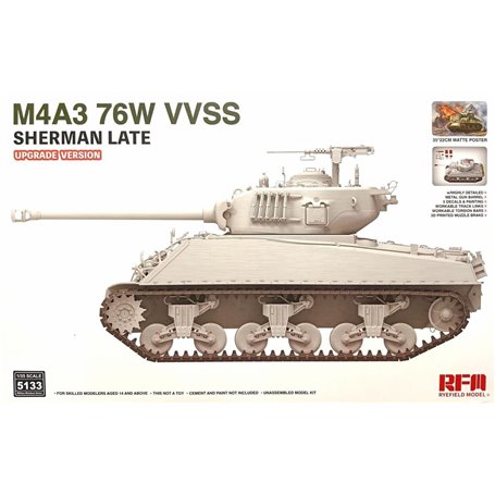 RFM 5133 M4A3 76W VVSS Sherman Late Upgrade Version