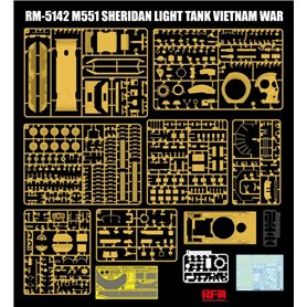 RFM 5142 M551 Sheridan Light Tank Vietnam War