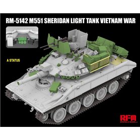 RFM 5142 M551 Sheridan Light Tank Vietnam War