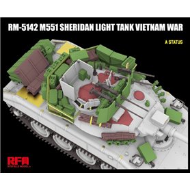 RFM 5142 M551 Sheridan Light Tank Vietnam War