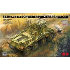 RFM 1:35 Sd.Kfz.234/3 Schwerer Panzerspahwagen 7.5cm Stummel 