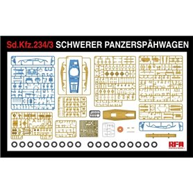 RFM 1:35 Sd.Kfz.234/3 Schwerer Panzerspahwagen 7.5cm Stummel