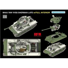 RFM 5135 M4A3 76W VVSS Sherman Late Standard Version Full Interior