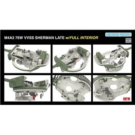 RFM 5135 M4A3 76W VVSS Sherman Late Standard Version Full Interior