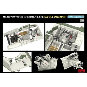 RFM 5135 M4A3 76W VVSS Sherman Late Standard Version Full Interior