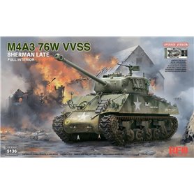RFM 5136 M4A3 76W VVSS Sherman Late Upgrade Version Full Interior