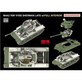 RFM 5136 M4A3 76W VVSS Sherman Late Upgrade Version Full Interior