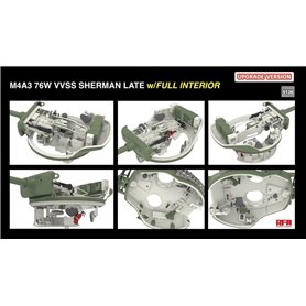RFM 5136 M4A3 76W VVSS Sherman Late Upgrade Version Full Interior