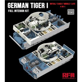 RFM 5141 German Tiger I Initial/Early/Late Prod. 3 in 1 Full Interior