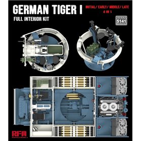 RFM 5141 German Tiger I Initial/Early/Late Prod. 3 in 1 Full Interior