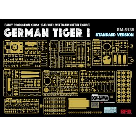RFM 1:35 Pz.KpfwVI Tiger I - EARLY PRODUCTION - WITTMANN KURSK 1943 - STANDARD VERSION