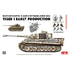 RFM 1:35 Pz.KpfwVI Tiger I - EARLY PRODUCTION - WITTMANN KURSK 1943 - UPGRADED VERSION
