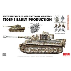 RFM 1:35 Pz.KpfwVI Tiger I - EARLY PRODUCTION - WITTMANN KURSK 1943 - UPGRADED VERSION 