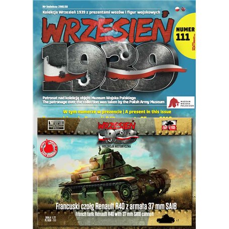 First To Fight 1:72 Renault R40 z armatą 37mm SA38 - FRANCUSKI CZOŁG