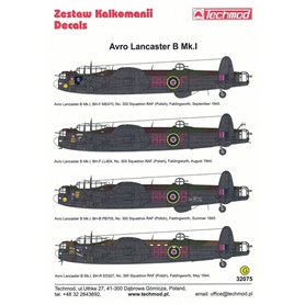 Techmod 32075 Avro Lancaster B Mk.I