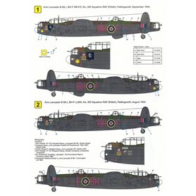 Techmod 1:32 Kalkomanie do Avro Lancaster B Mk.I