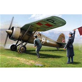 IBG 32005 PZL P.11c Polish Fighter with Pilot and Ground Crew Figures