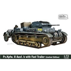 IBG 1:72 Pz.Kpfw.II Ausf.b W/FUEL TRAILER - LIMITED EDITION 