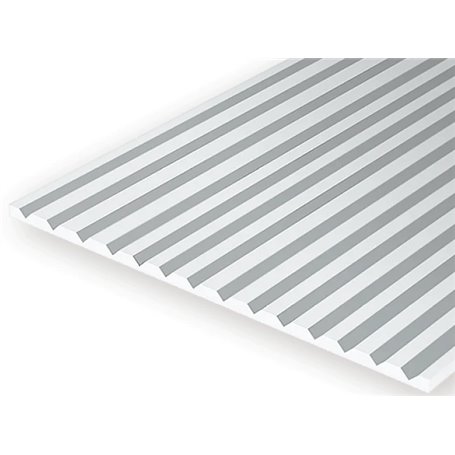 Evergreen 14040 1,0 mm Polystyrene Sheet (30 x 60 cm) "V" Groove Siding 1,00 mm (1 pce)