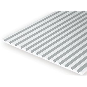 Evergreen 4030 1,00 mm Polystyrene Sheet "V" Groove Siding 0,76 mm (15 x 30 cm)